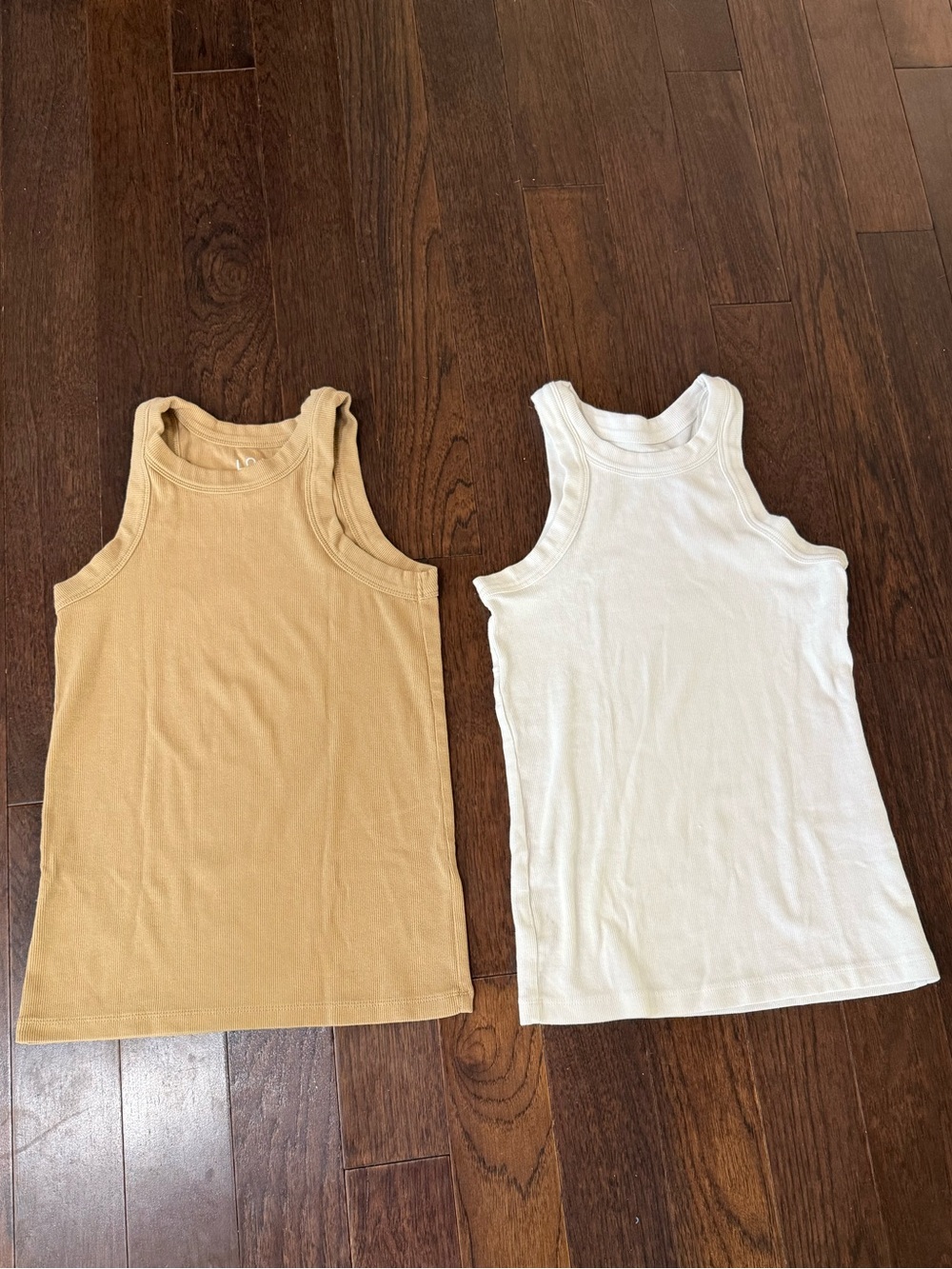 Two loft high neck tanks